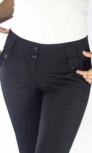 REF- PANTALON PRETINA DOS BOTONES ADMINISTRACION DAMA